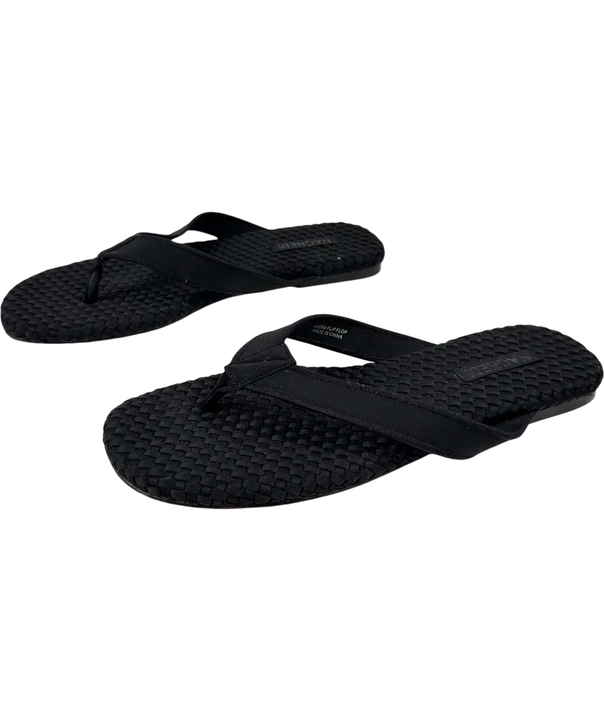 NAGHEDI Black HYDRA FLIP FLOP, size UK 6 EU 39 👠 — label