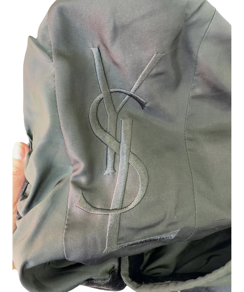 Yves Saint Laurent Black Colour, size UK 12 — fabric detail