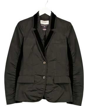 Yves Saint Laurent Black Velvet Lapel Blazer UK 12