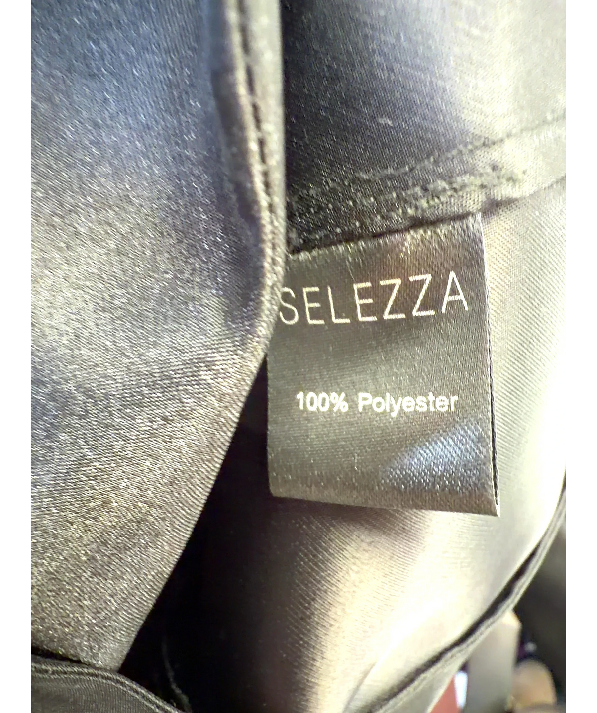 selezza Black Colour, size UK S — label