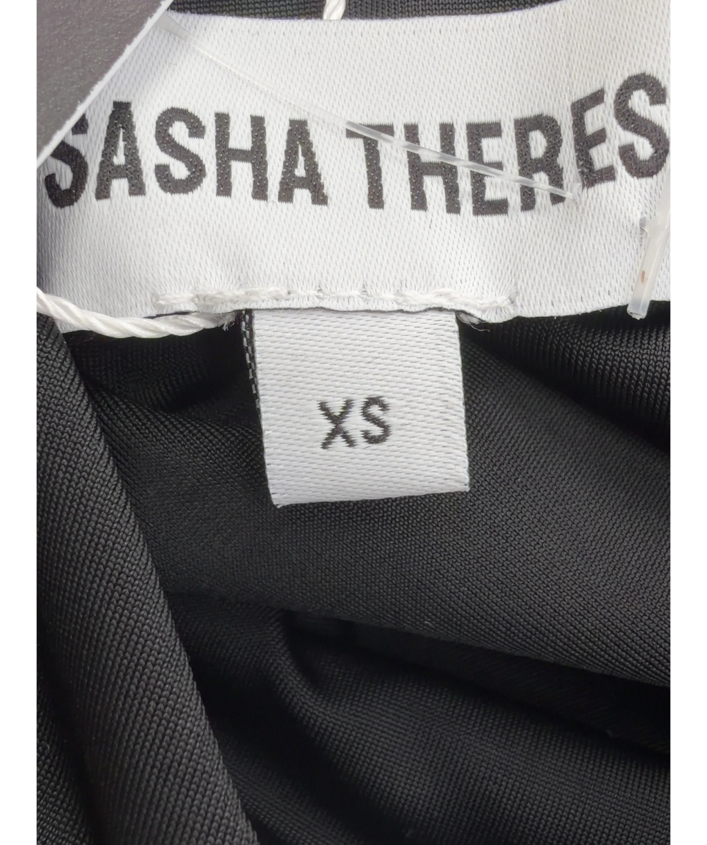 Sasha Therese Black Winnie Mini Dress, size UK XS — care label