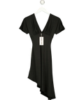 Sasha Therese Black Winnie Mini Dress, size UK XS — front