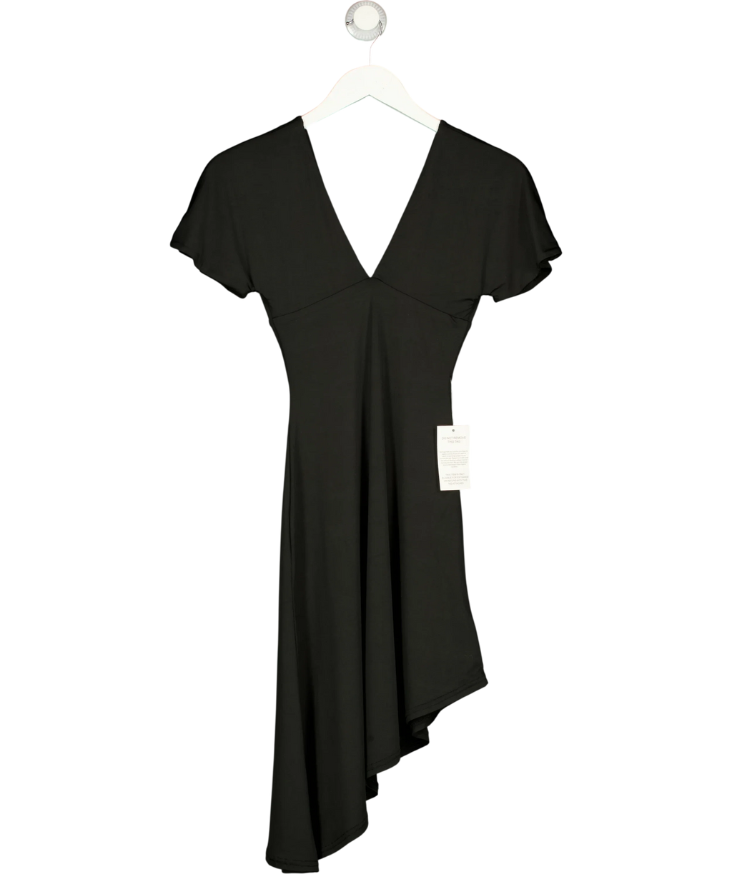 Sasha Therese Black Winnie Mini Dress, size UK XS — back