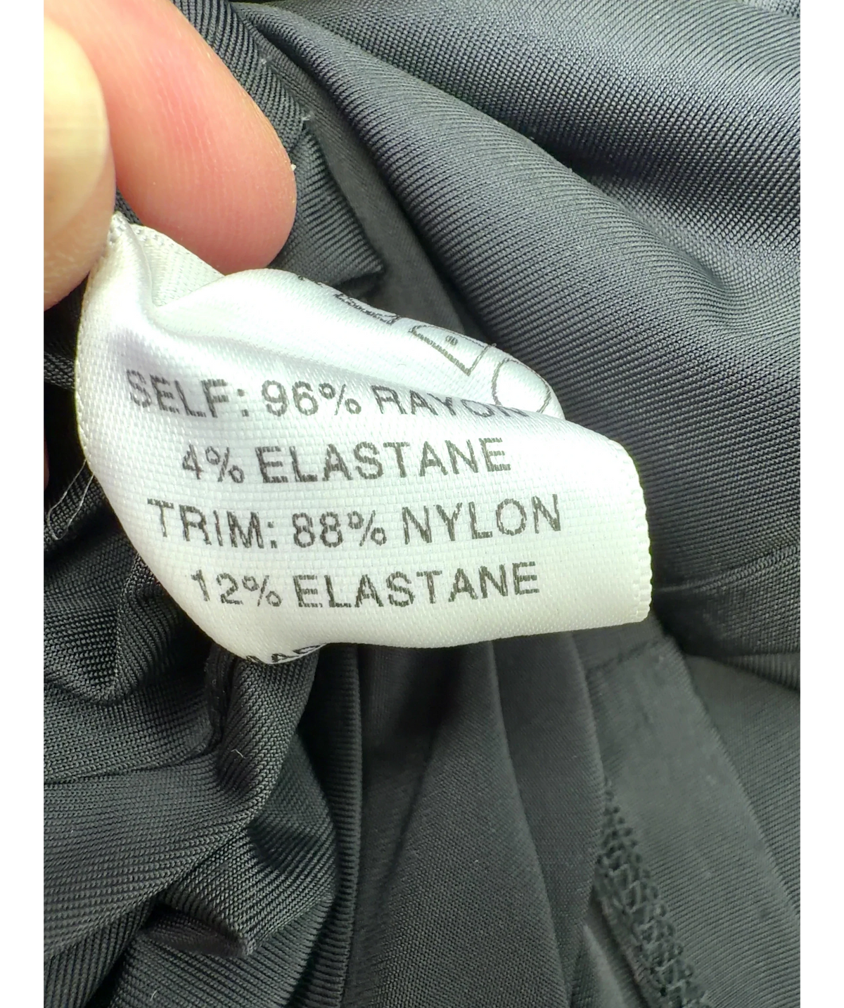 Paris Georgia Black Colour, size UK S — label