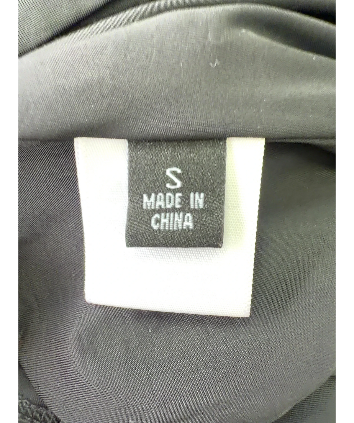 Paris Georgia Black Colour, size UK S — care label