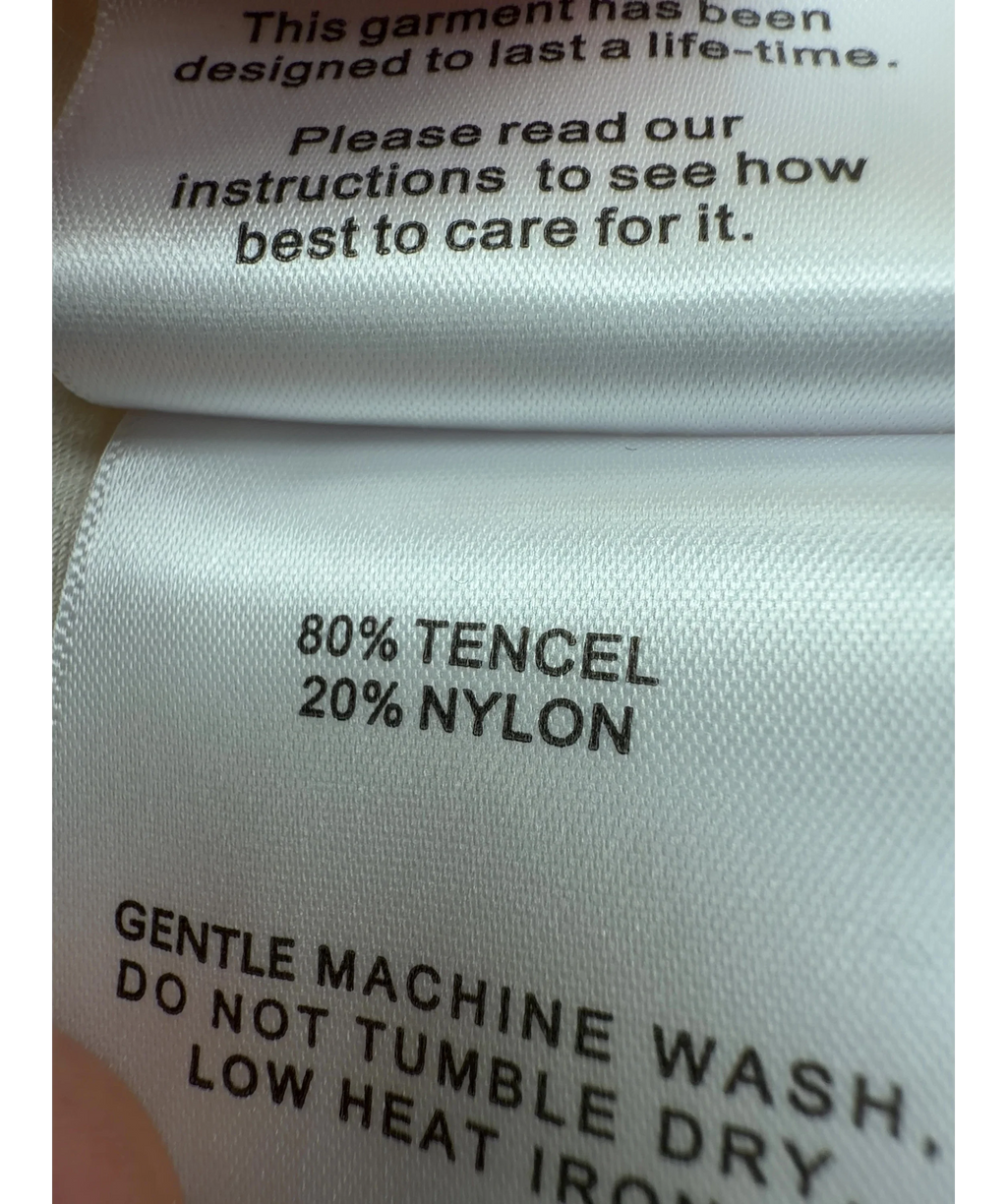 SOLAQUA Cream Colour, size UK XS — label