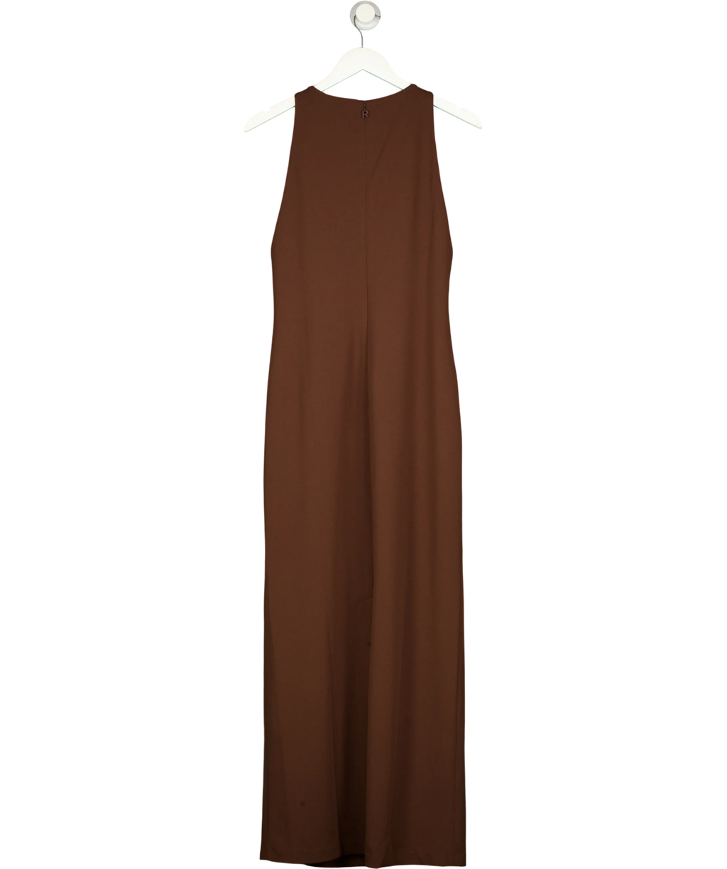 REBE Brown Aveline Gown, size UK S — back