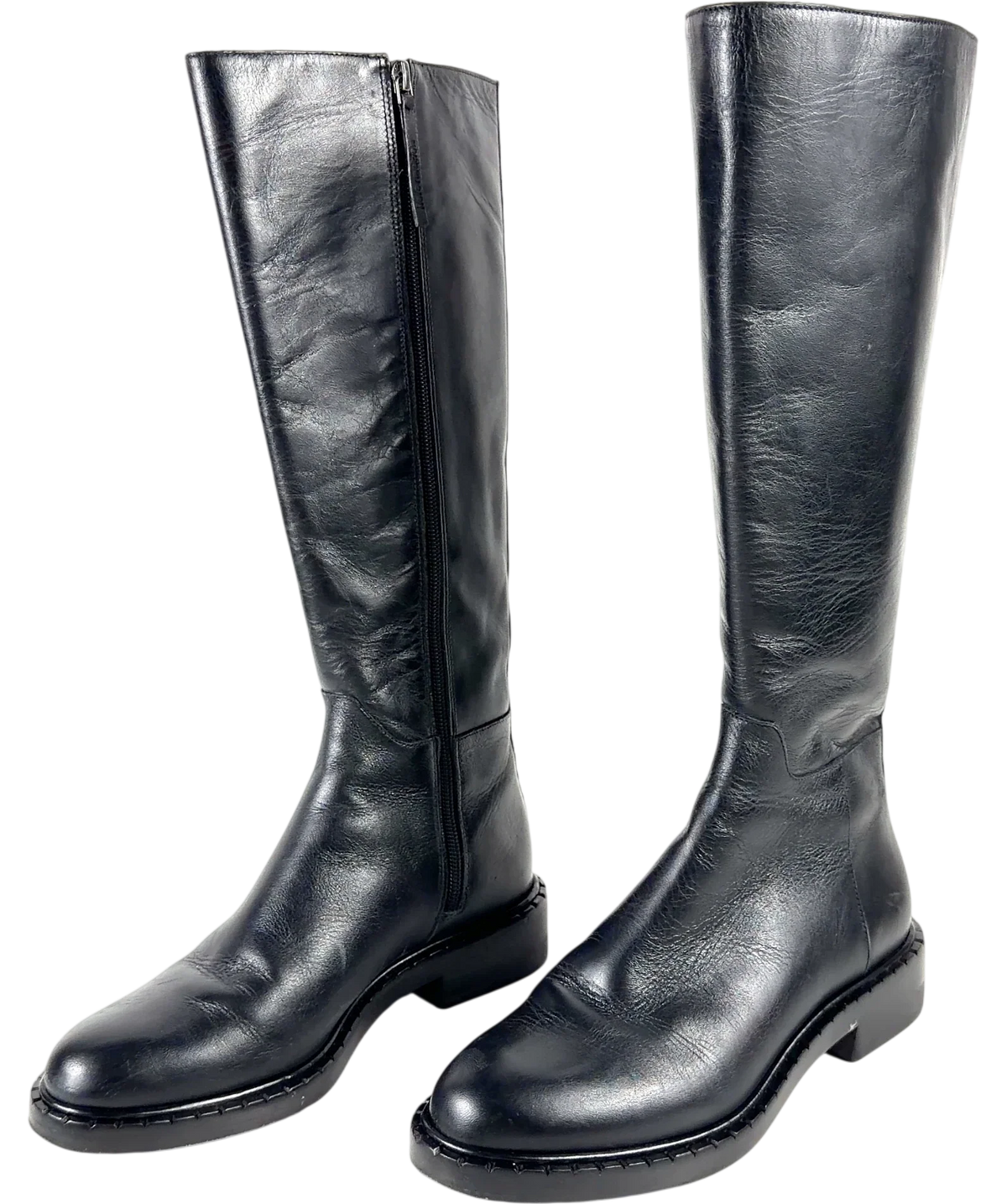 Reformation Black Nancy Knee Boot, size UK 5 EU 38 👠 — label