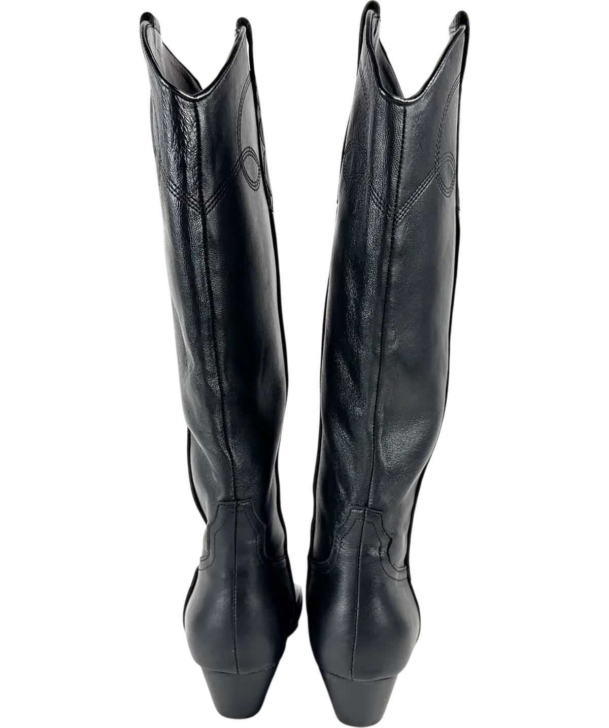 STEVE MADDEN Black Dollie Western Boot, size UK 5 EU 38 👠 — back