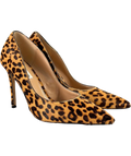 STEVE MADDEN Brown Evelyn-A Leopard Print Court Shoe, size UK 6 EU 39 👠 — front
