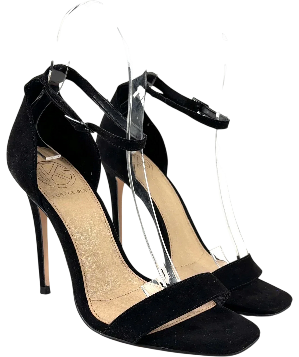 Kurt Geiger Black Ali, size UK 3 EU 36 👠 — front