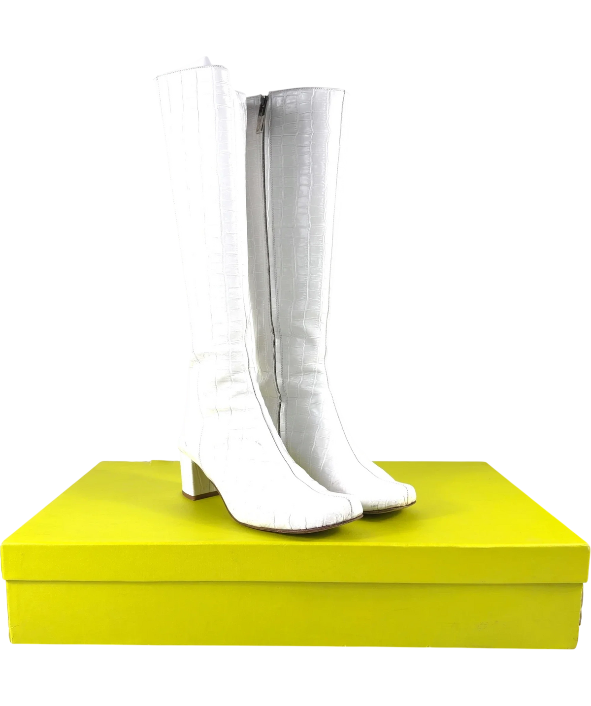 Terry De Havilland White Valhigh, size UK 7 EU 40 👠 — front