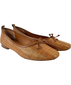 J.McLaughlin Brown Woven Flats UK 8
