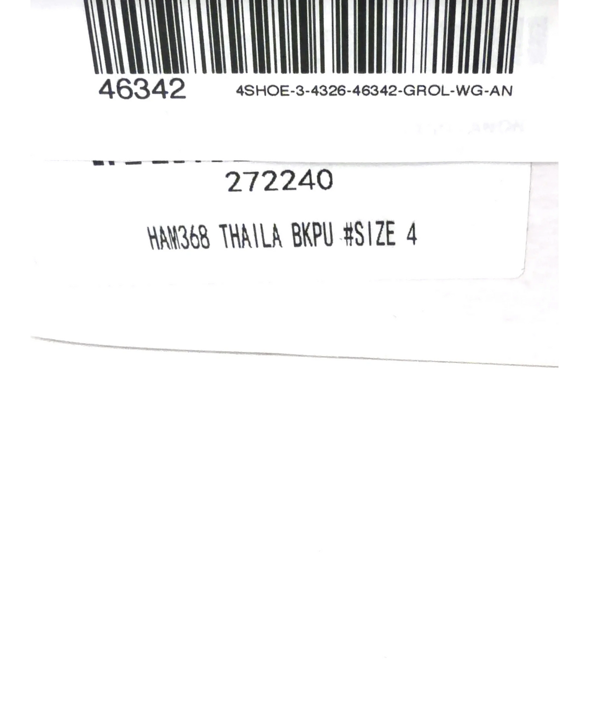 Ego Black HAM368 THAILA BKPU #SIZE 4, size UK 4 EU 37 👠 — care label