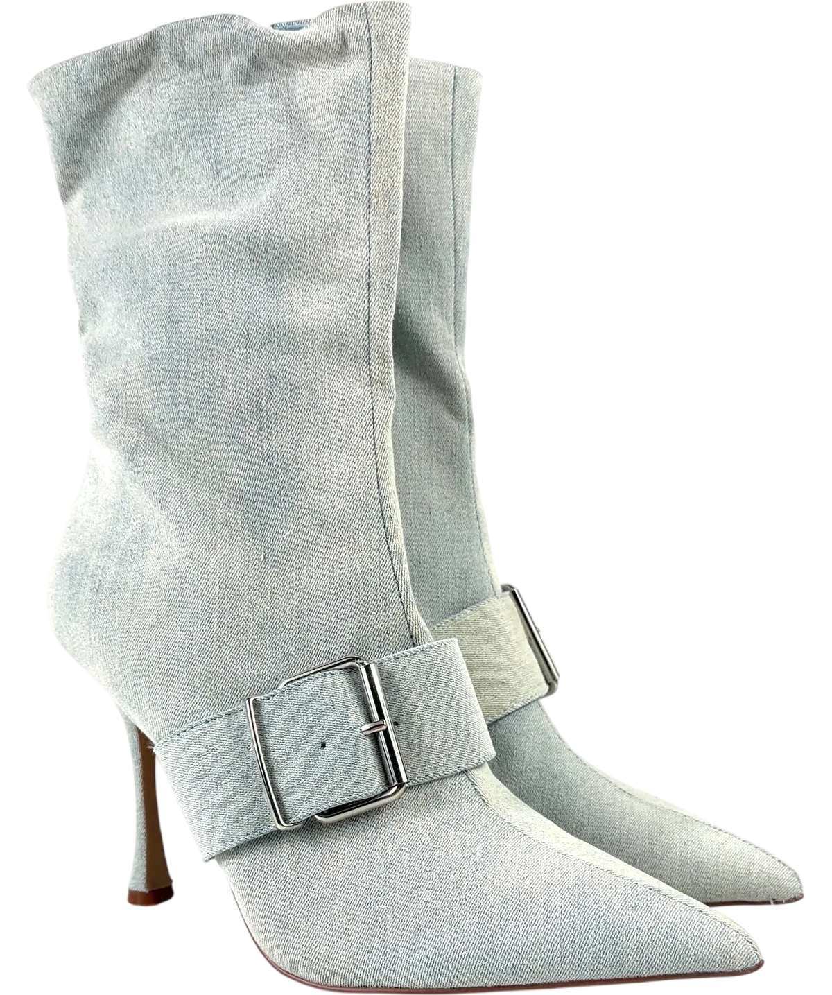 STEVE MADDEN light blue Banter, size UK 7 EU 40 👠 — front