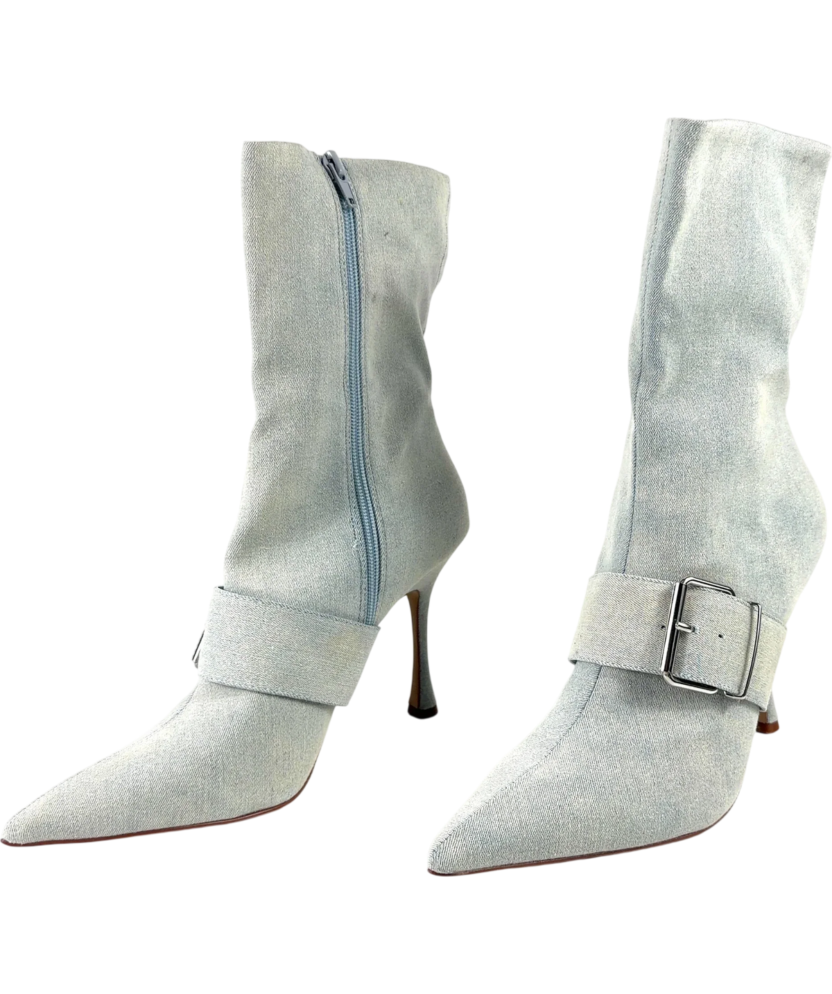 STEVE MADDEN light blue Banter, size UK 7 EU 40 👠 — label