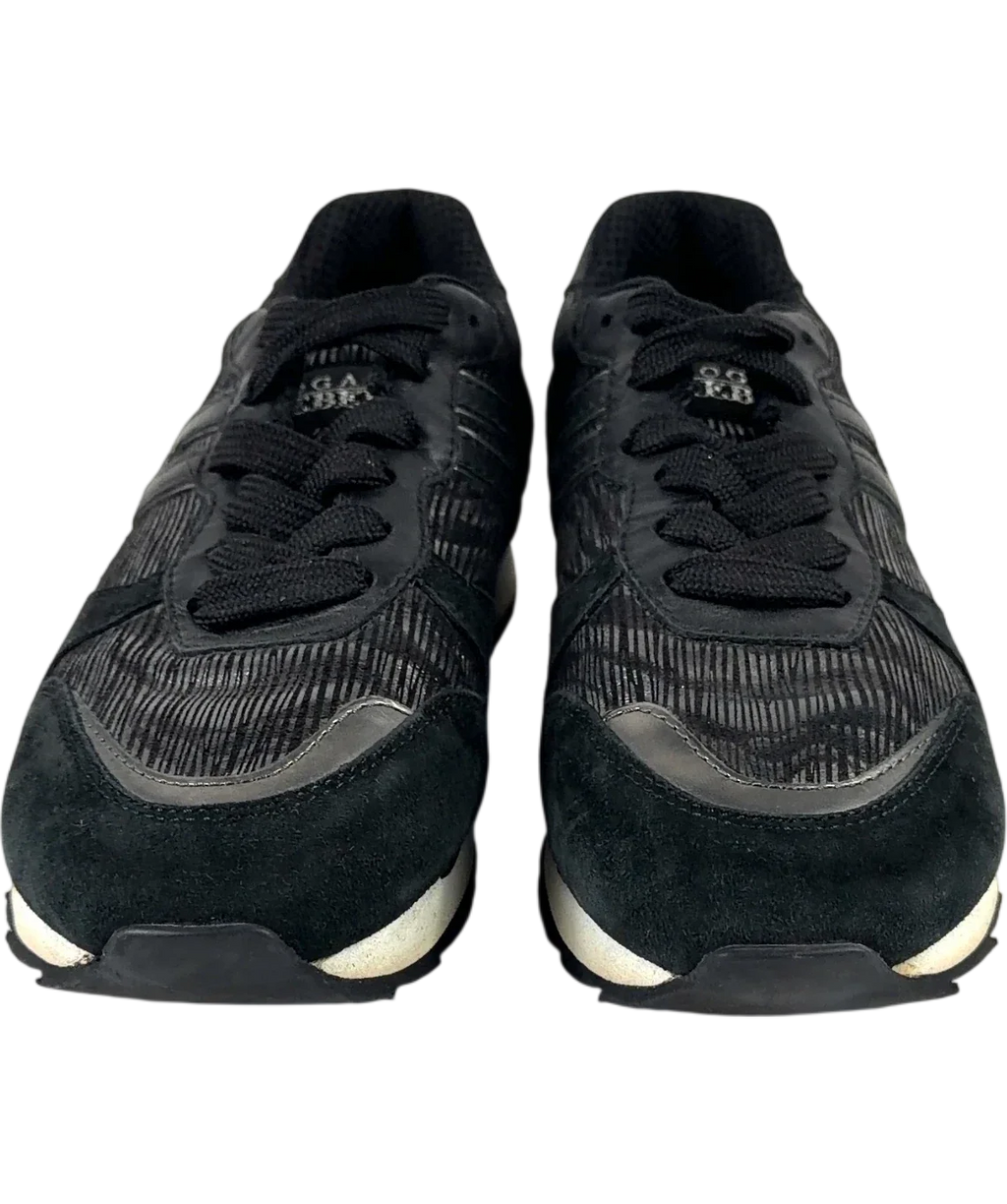 HOGAN Black Hogan Rebel R261 running shoes, size UK 4.5 EU 37.5 👠 — detail