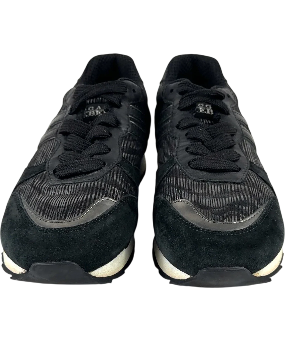 HOGAN Black Hogan Rebel R261 running shoes, size UK 4.5 EU 37.5 👠 — detail