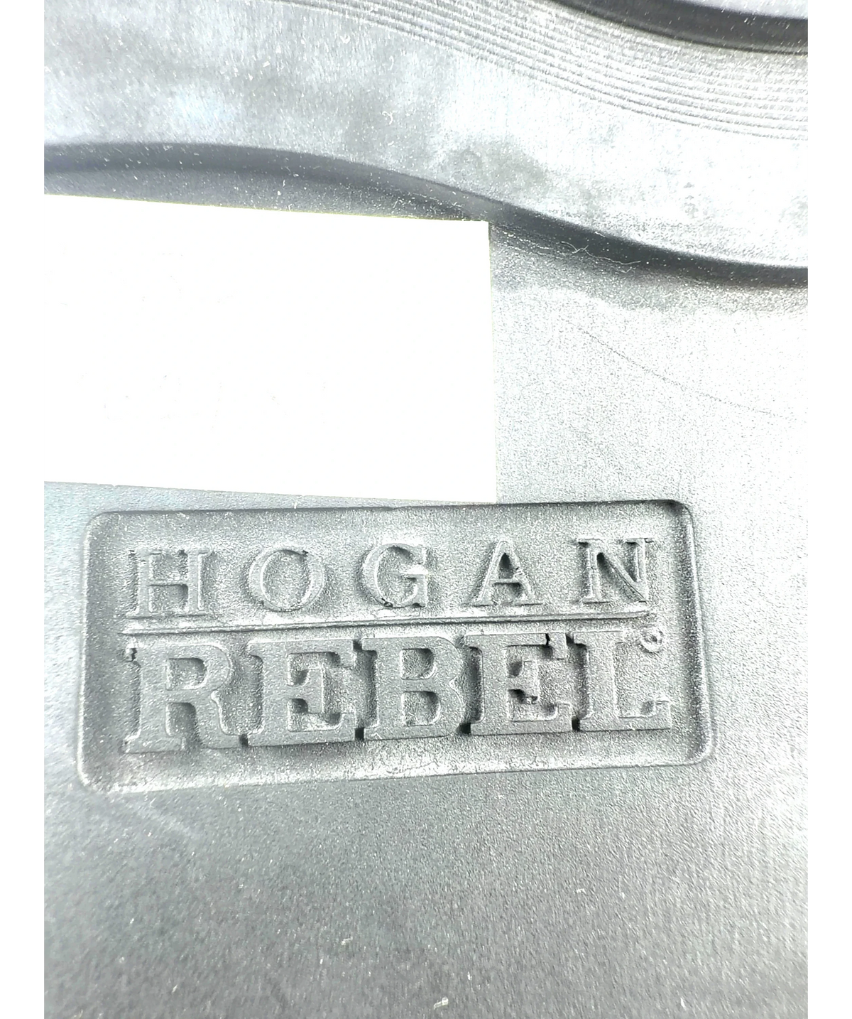 HOGAN Black Hogan Rebel R261 running shoes, size UK 4.5 EU 37.5 👠 — care label