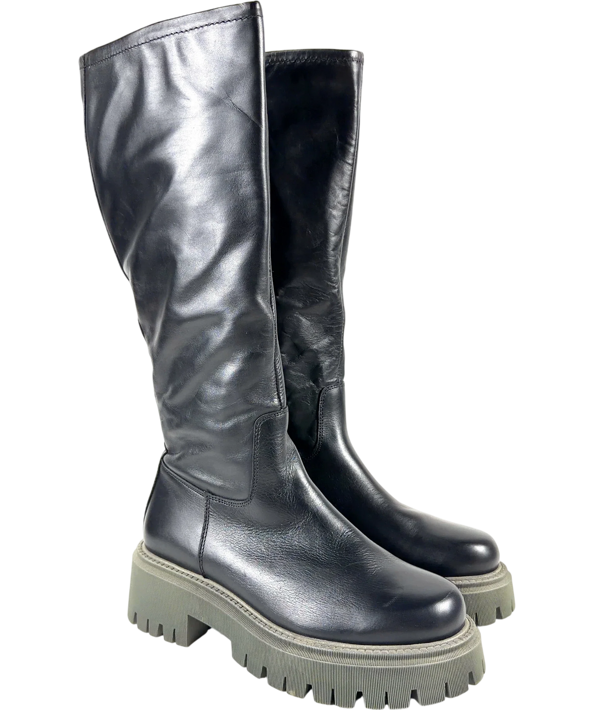 Aldo Black Carelden Knee-High Boots, size UK 8 EU 41 👠 — front