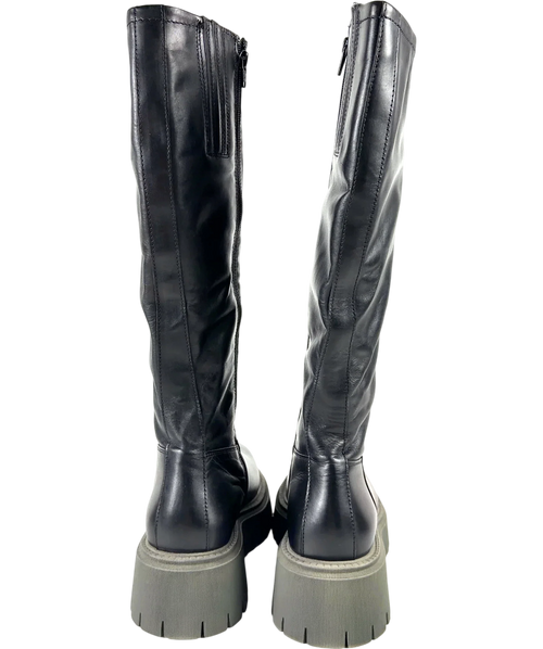 Aldo Black Carelden Knee-High Boots, size UK 8 EU 41 👠 — back