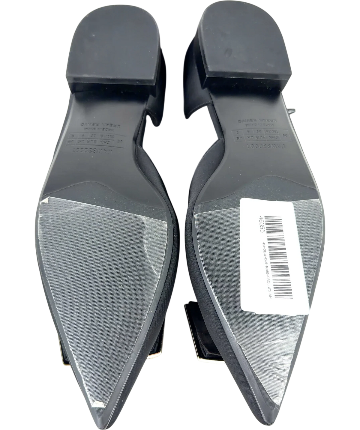 Urban Revivo Black crystal-embellished pointed-toe flat, size UK 4 EU 37 👠 — view 8