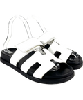HERMES White Chypre Techno Sandals, size UK 4.5 EU 37.5 👠 — front