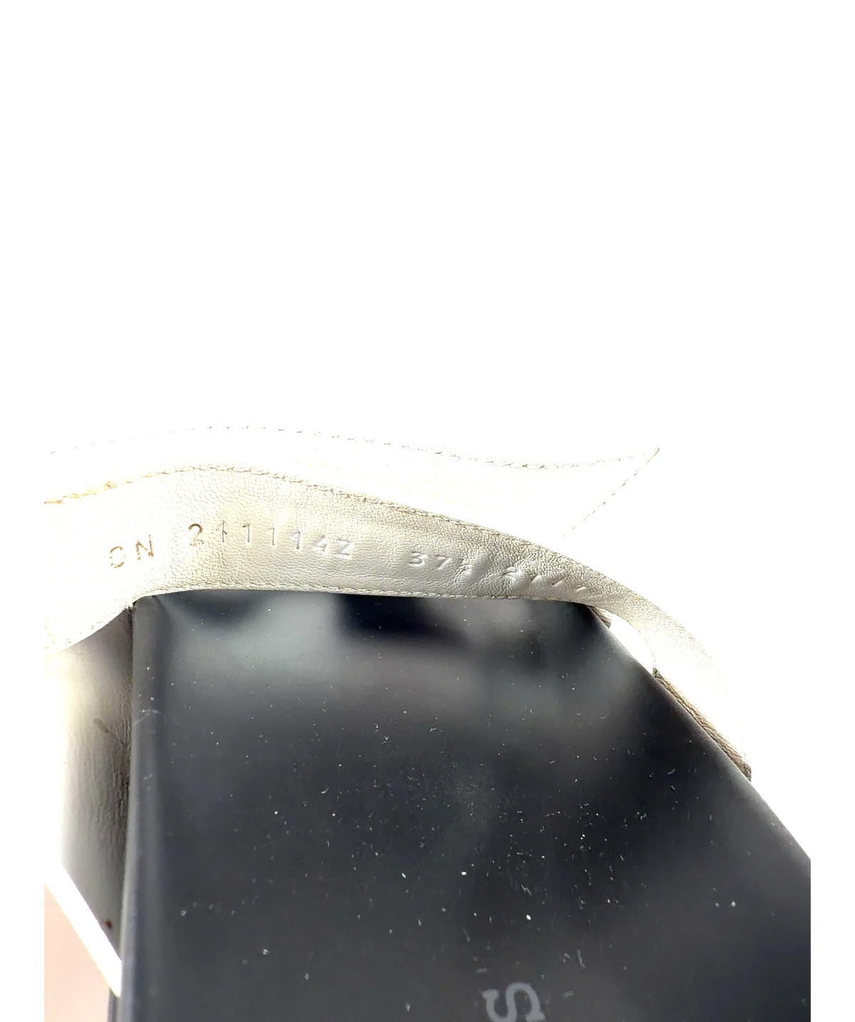 HERMES White Chypre Techno Sandals, size UK 4.5 EU 37.5 👠 — additional view