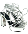 Giuseppe Zanotti silver Colour, size UK 8 EU 41 👠 — front