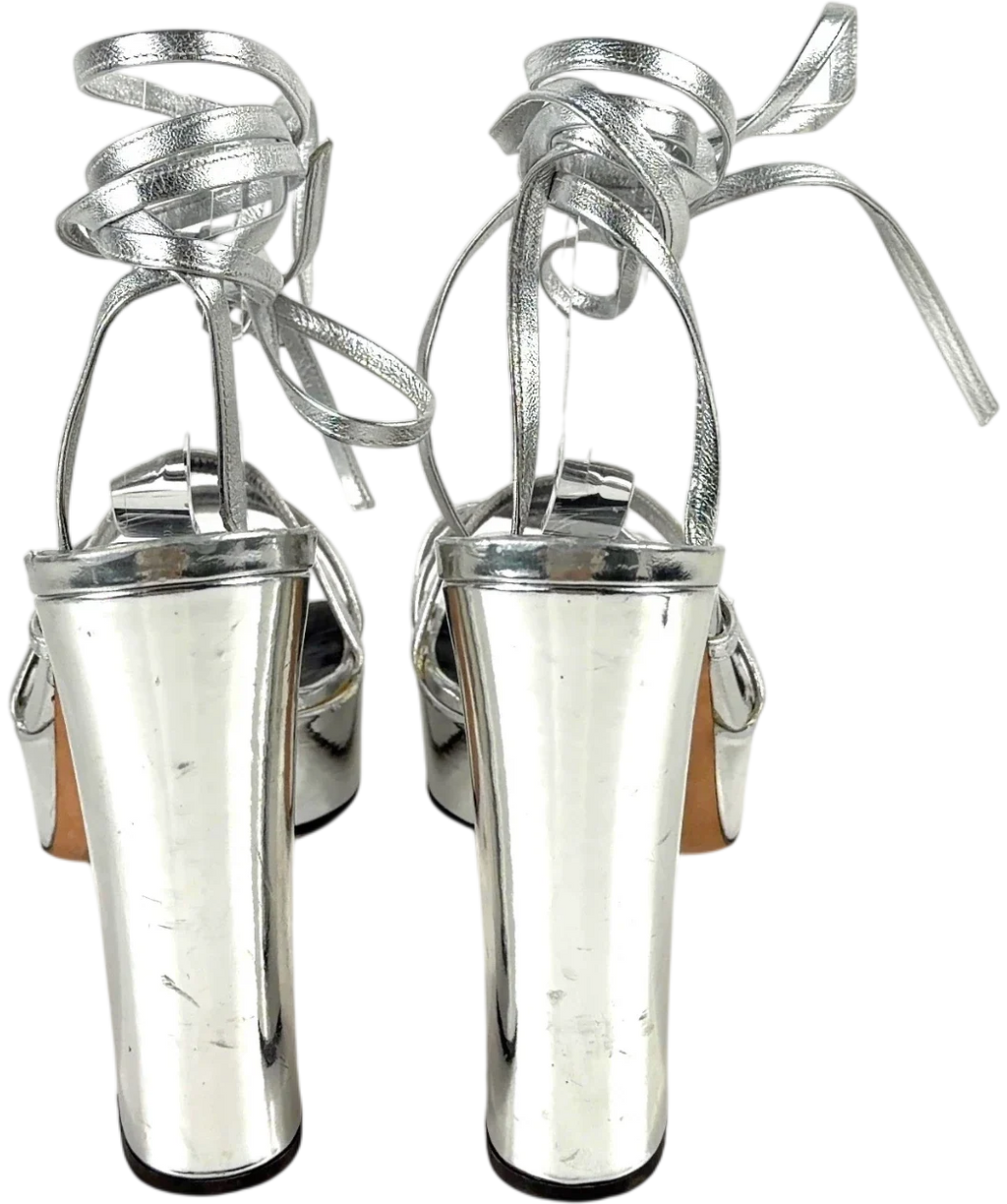 Giuseppe Zanotti silver Colour, size UK 8 EU 41 👠 — back