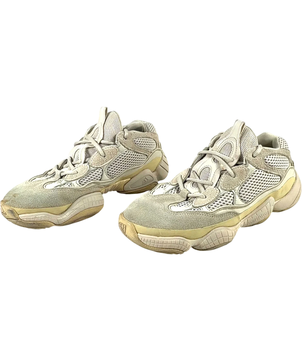 adidas Beige Yeezy 500, size UK 7 EU 41 👞 — label