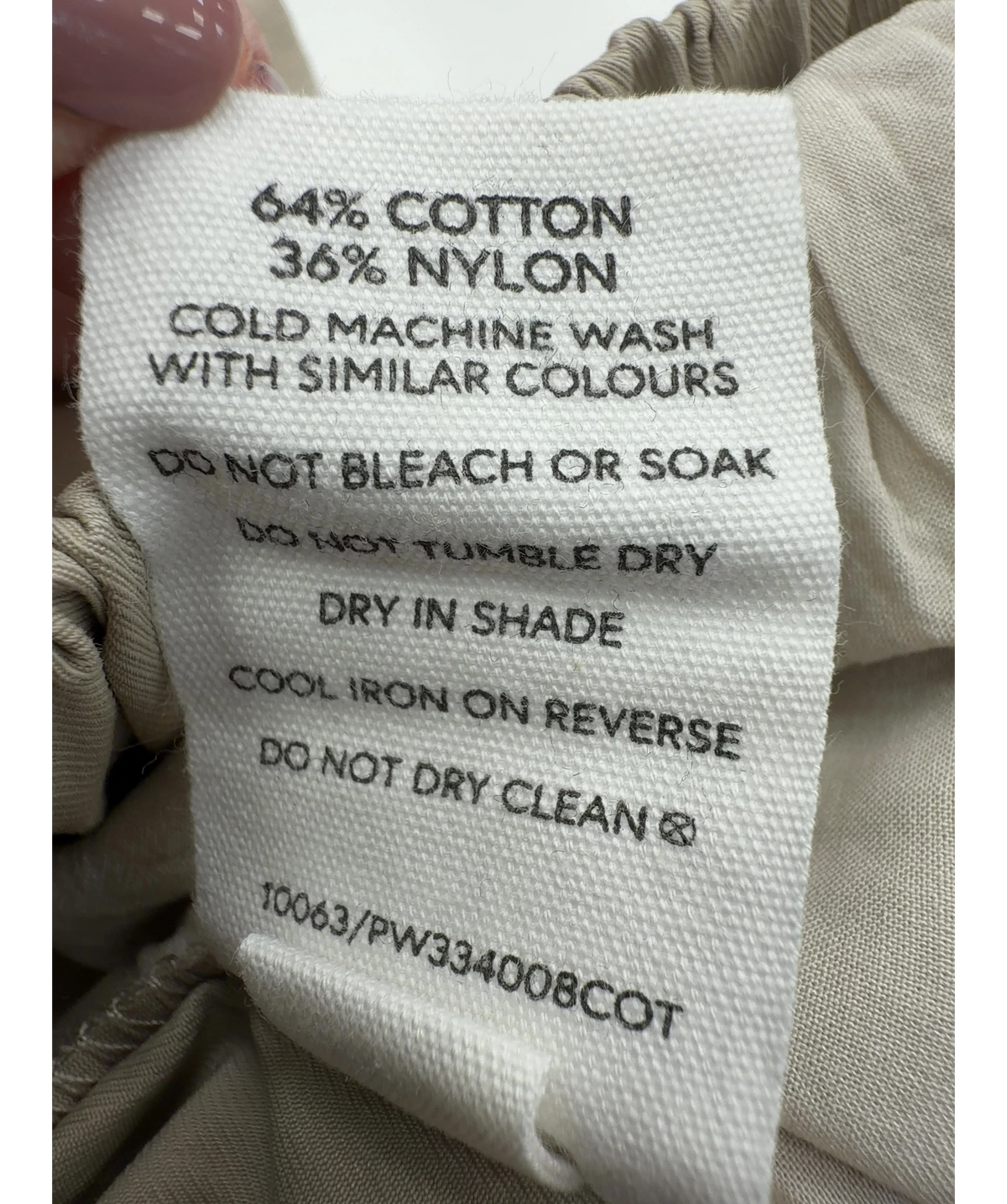 Glassons Beige Colour, size UK 8 — label