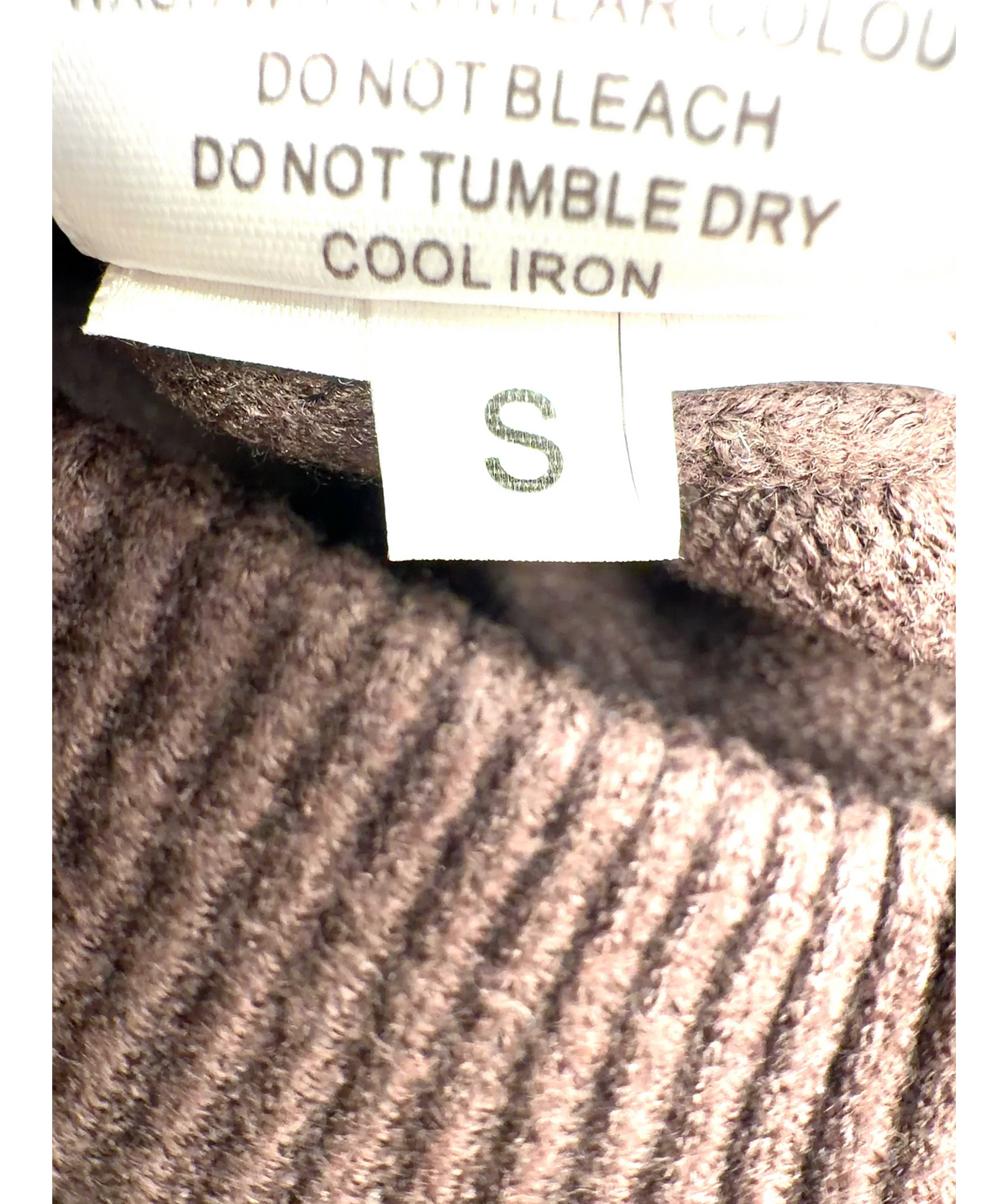 Ru & Rocka Brown Brown Knit Joggers, size UK S — care label