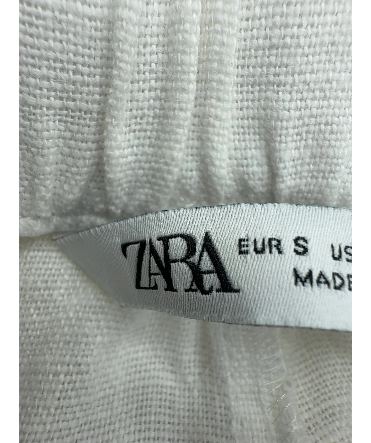 ZARA White Colour, size UK S — detail