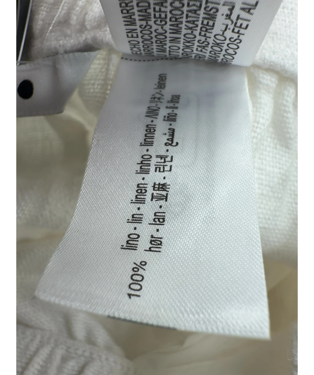 ZARA White Colour, size UK S — label
