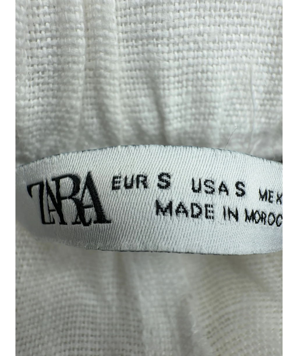 ZARA White Colour, size UK S — care label