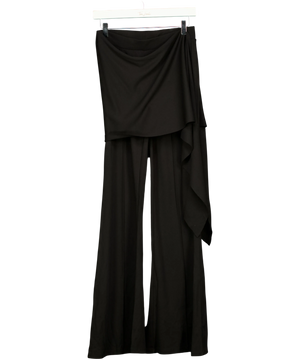 NA-KD Waist Tie Pants Black UK S