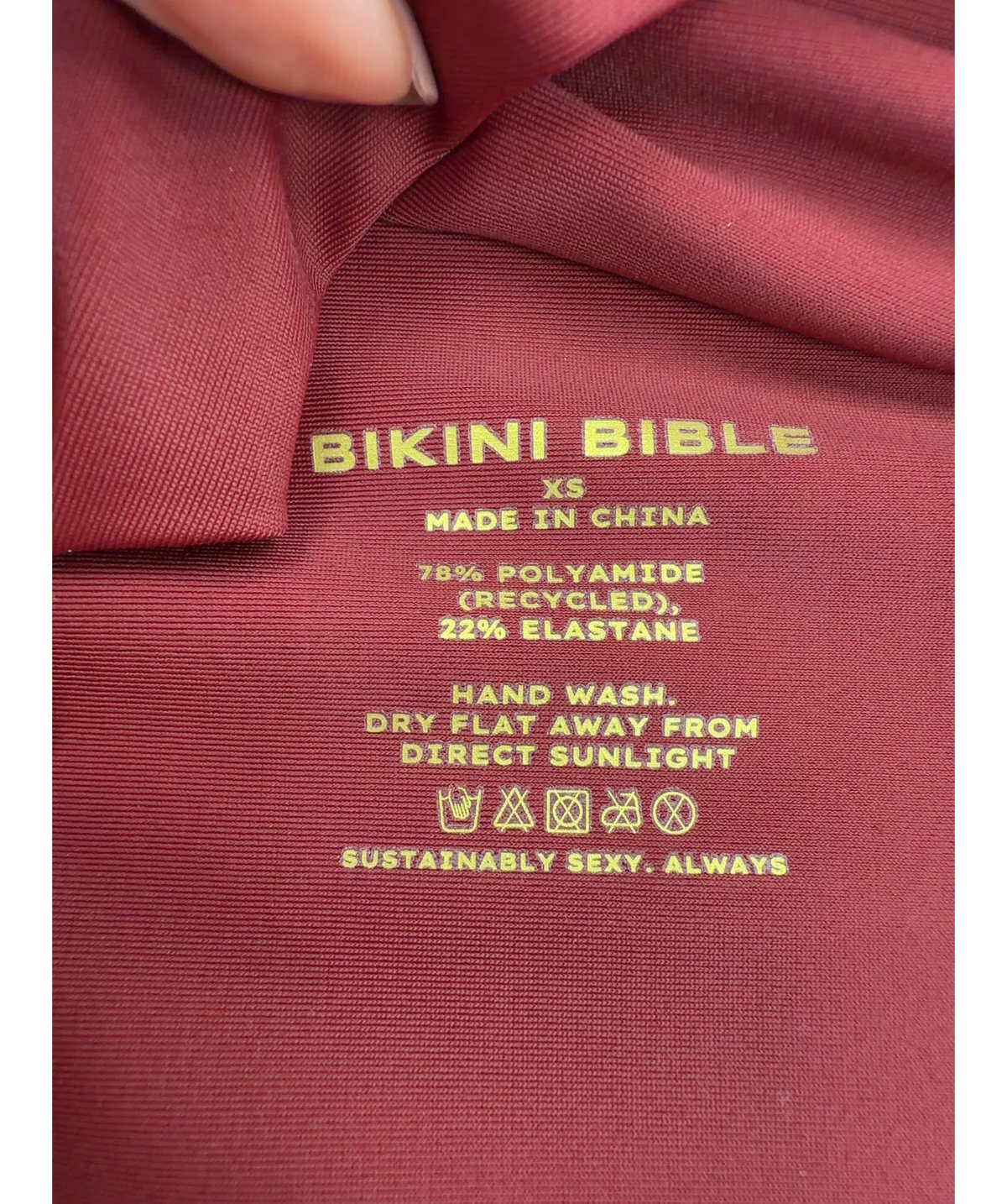 BIKINI BIBLE Red BOHEMIA MINI SKIRT - NAIROBI, size UK XS — label