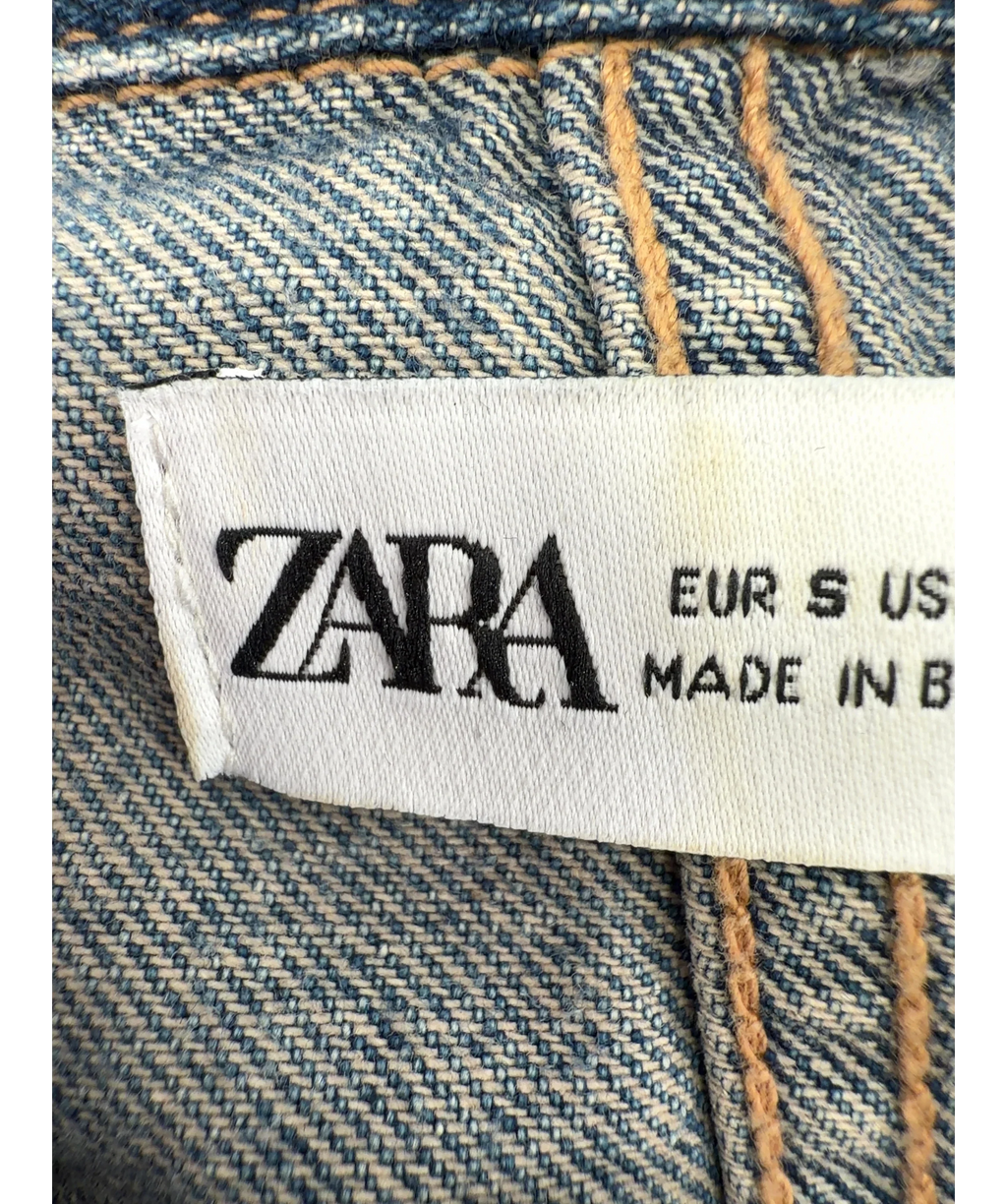 ZARA Blue Colour, size UK S — care label