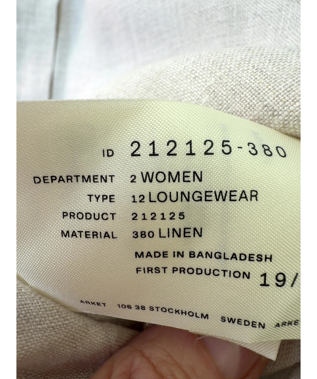 ARKET Beige Colour, size UK L — label