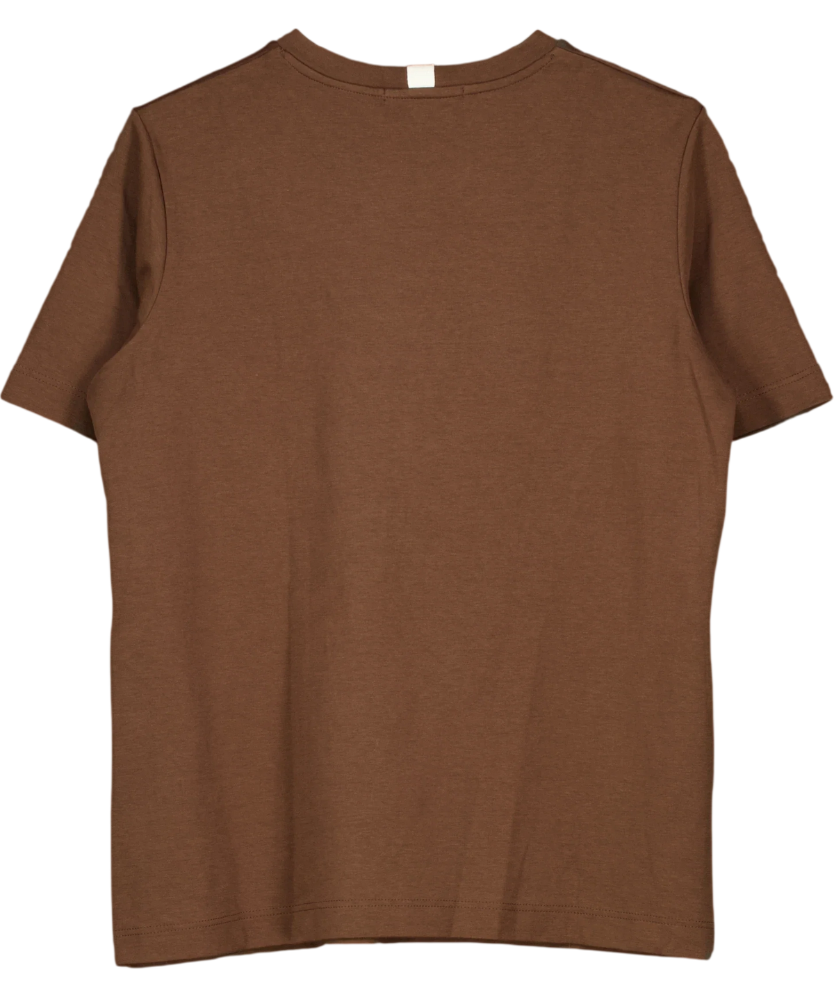 Next Brown Heavyweight Short Sleeve Crew Neck T-Shirt, size UK 10 — back