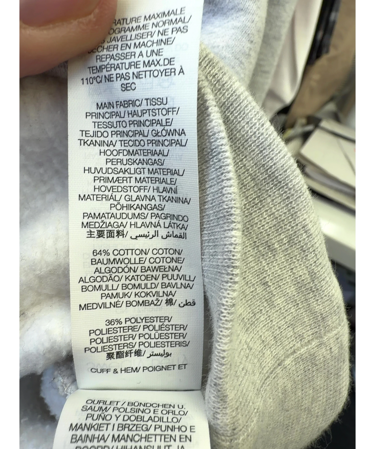 Sweaty Betty Grey Colour, size UK M — label