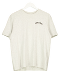 Adanola Grey Sport arched text grey marl T-shirt, size UK M — front