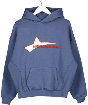 Sisters & Seekers Star Hoodie Blue UK S