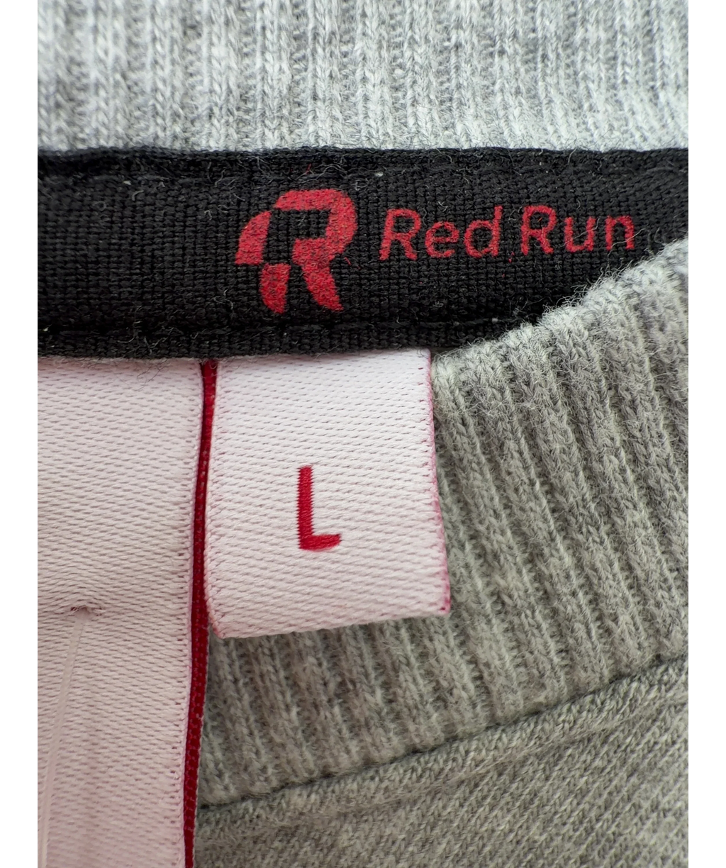 red run Grey Colour, size UK L — care label