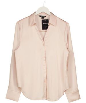 Urban Revivo Pink Curved Hem Blouse UK 14