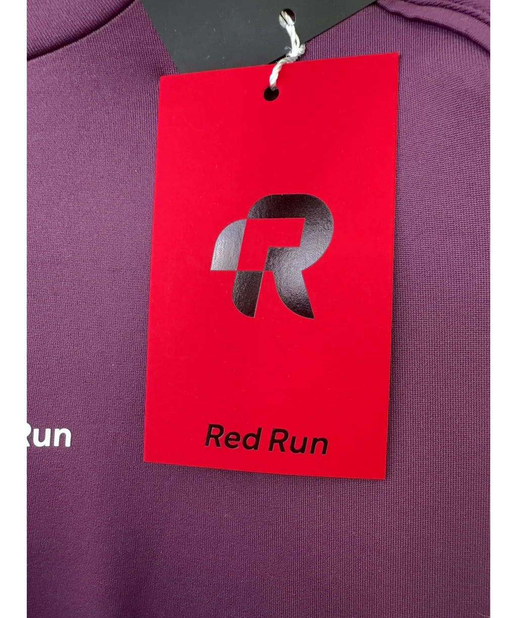 red run dark cherry Active Technical Top - Cherry, size UK M — detail