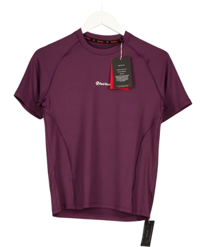 Red Run Active Technical Top Dark CHerry Raglan UK M