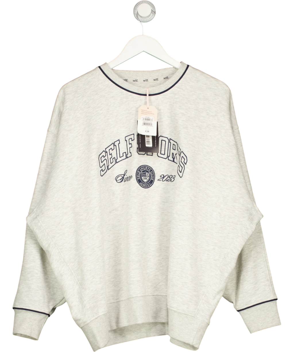 self. Grey Colour, size UK L — front