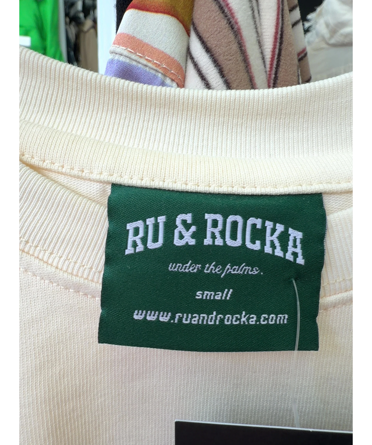 Ru & Rocka Cream Colour, size UK S — detail